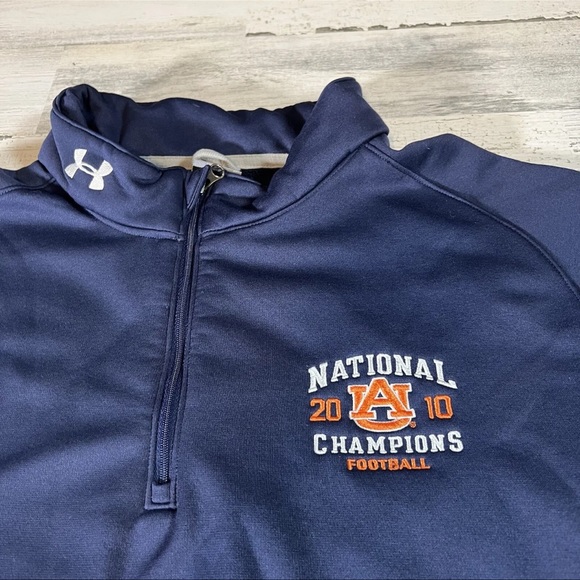 Under Armour Men’s Auburn 2010 Football National Champions Pullover Size XL - Picture 2 of 7